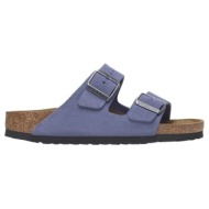  σανδάλια birkenstock arizona suede leather narrow - purple dusk |