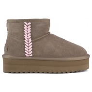  μποτίνια colors of california platform boot spike stitching |