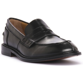 μοκασσίνια luca rossi nero crust | σε προσφορά