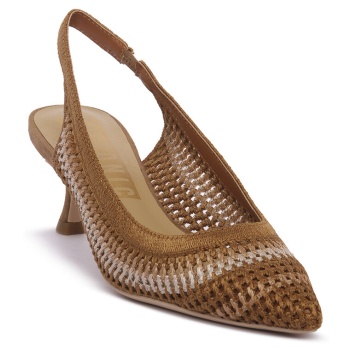 γόβες priv lab virginia macrame cuoio |