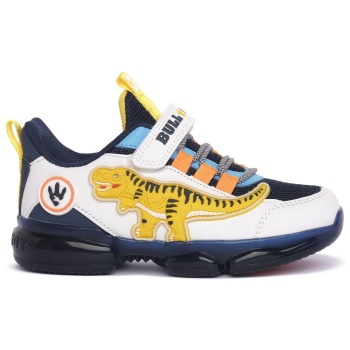 sneakers bull boys blu t rex luci |