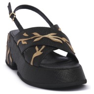  σανδάλια jeannot rafia nero |