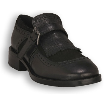 μοκασσίνια vicolo8 lavato nero |