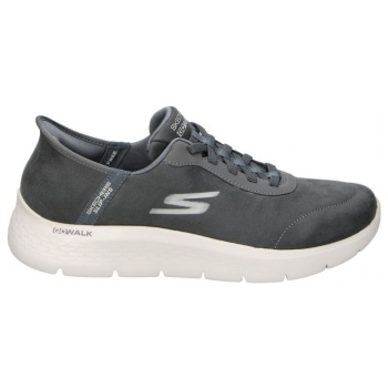 xαμηλά sneakers skechers 216326-gry | σε προσφορά