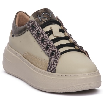 xαμηλά sneakers keys beige bronzo |