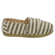  εσπαντρίγιες paez gum classic kid - surfy lurex ecru |