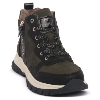 ψηλά sneakers mustang black | σε προσφορά