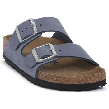 mules birkenstock arizona stone blue