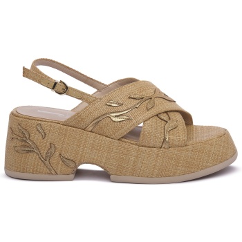 σανδάλια jeannot rafia ecru |