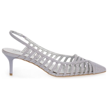 γόβες laura biagiotti glitter silver |
