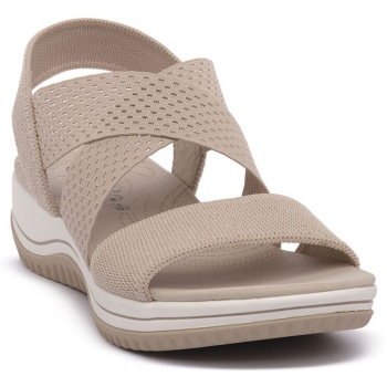 σανδάλια jana beige gold sandal |