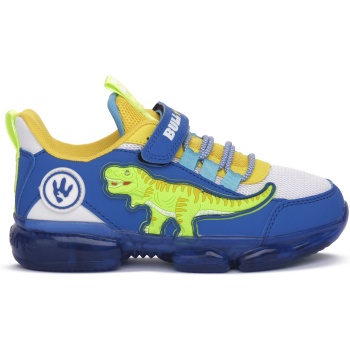 sneakers bull boys bianco t rex luci |