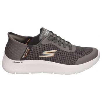 xαμηλά sneakers skechers 216324-brn | σε προσφορά