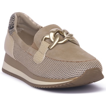 μοκασσίνια jana taupe soft line |