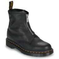  μπότες dr. martens 1460 front zip black virginia