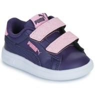  xαμηλά sneakers puma smash 3.0 l glitter velcro v inf