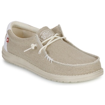 slip on heydude wally braided off white