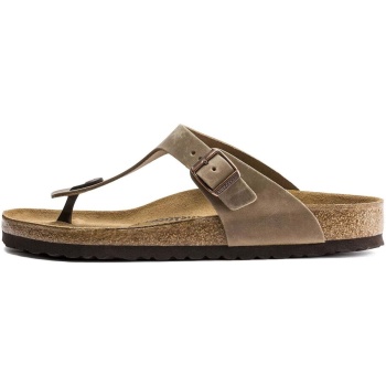 mules birkenstock gizeh, oiled leather |