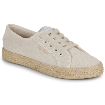 xαμηλά sneakers pepe jeans brady jute w