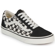  xαμηλά sneakers vans old skool geo check black