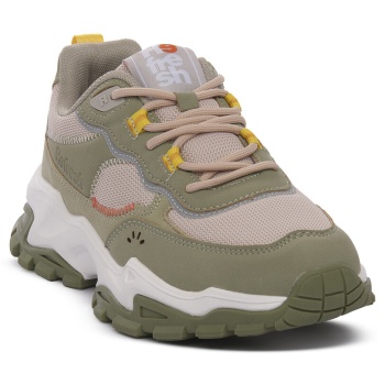 xαμηλά sneakers refresh kaki |