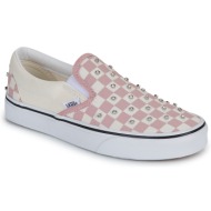  slip on vans classic slip-on rhinestone misty mauve