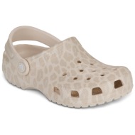  τσόκαρα crocs classic animal glitter clog k