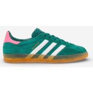  xαμηλά sneakers adidas gazelle indoor collegiate green lucid pink (women`s) |