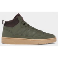  ψηλά sneakers adidas rapid court mid winterized olive strata shadow brown gum |