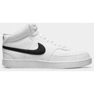  ψηλά sneakers nike court vision mid next nature white black |