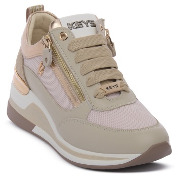 xαμηλά sneakers keys beige cipria |
