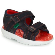  σανδάλια χωρίς τακούνι kickers kickster sandal lthr im nvy