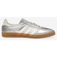  xαμηλά sneakers adidas gazelle indoor silver metallic core white |