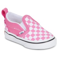  slip on vans slip-on v color theory checkerboard pink fizz
