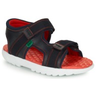  σανδάλια χωρίς τακούνι kickers kickster sandal lthr jm nvy