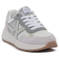  xαμηλά sneakers mustang white mint |