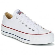  xαμηλά σταράκια converse chuck taylor all star lift clean ox core canvas