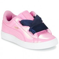  xαμηλά sneakers puma basket heart patent ps