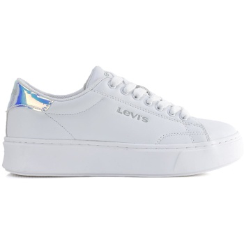 λευκό sneaker levi`s amber mirror σε προσφορά