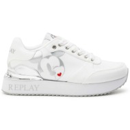  replay λευκό sneaker rs8p0003t