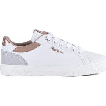 pepe jeans λευκό sneaker kenton court σε προσφορά