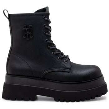 replay μαύρο biker boot any ry