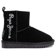  pepe jeans μαύρο australian boot pgs50199