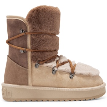 μπεζ snow boot d.franklin dfsh370012 σε προσφορά