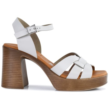 δερμάτινο μπεζ πέδιλο oh my sandals 5640 σε προσφορά