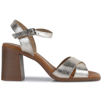 δερμάτινο χρυσό πέδιλο oh my sandals σε προσφορά