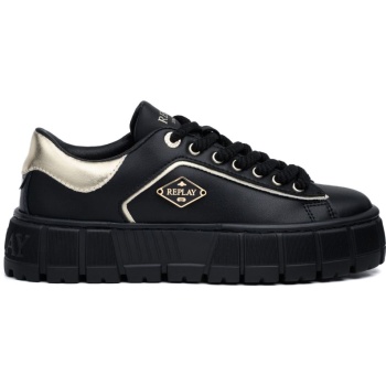 replay μαύρο sneaker paulette city σε προσφορά