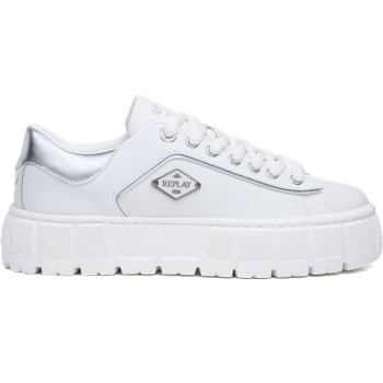 replay λευκό sneaker paulette city σε προσφορά