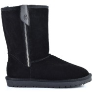  μαυρο δερμάτινο australian boot kelara 41205