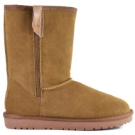  καμελ δερμάτινο australian boot kelara 41205